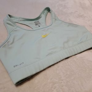 Mint Green Nike Pro Sports Bra